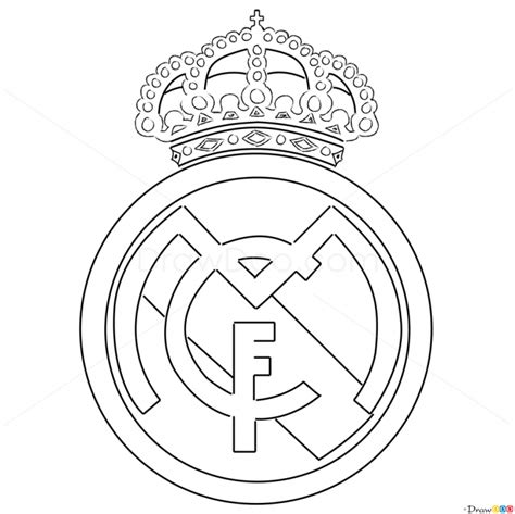 Easy Real Madrid Coloring Pages