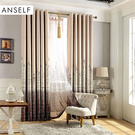 Anself High Quality Curtains For Chrildens Living Room 2pcs 200250cm