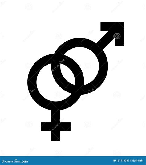 Gender Sex Icon Symbol For Graphic And Web Design Isolated Stock Vector