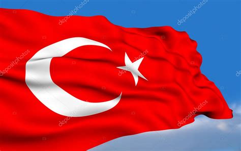 Turkish Flag — Stock Photo © Antonsokolov 1205994