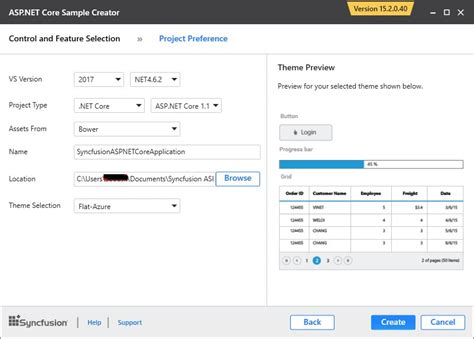 Getting Started Asp Net Core Syncfusion