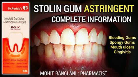 Stolin Gum Astringent Stolin Gum Astringent How To Use Stolin Gum Astringent For Bleeding