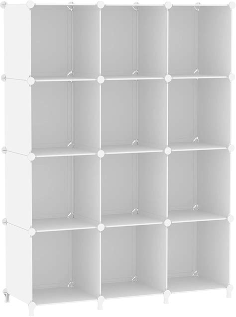 Buy Awtatos Cube Storage Organizer Modular Storage 12 Cube Bookshelf