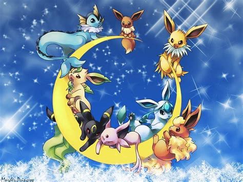 Eevee Evolutions Wallpaper Nadirangatno