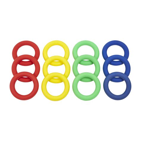 Ppep08664 Findel Everyday Pvc Ring Assorted Pack Of 12 Davies