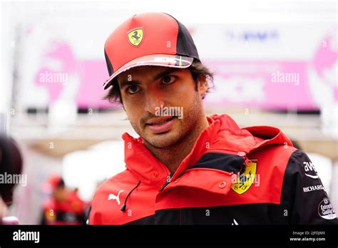 Ferraris Carlos Sainz Ahead Of The British Grand Prix 2022 At