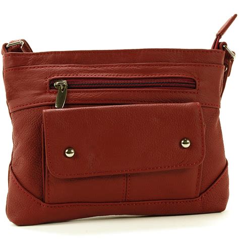 Genuine Leather Small Crossbody Bag For Women