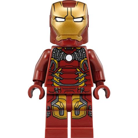 Lego Marvel Super Heroes Iron Man Minifigure Mark 43 No