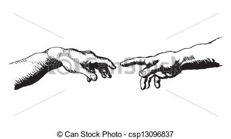 Get the latest evidence for biblical creation. Vectors of Creation of Adam - My hand drawn impression of ...