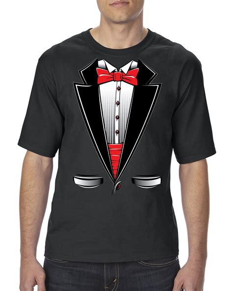 Normal Is Boring Big Mens T Shirt Up To Tall Size 3xlt Tuxedo