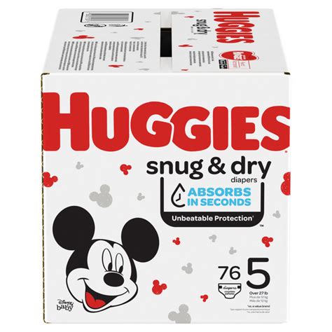 Save On Huggies Snug And Dry Size 5 Diapers 27 Lbs Order Online Delivery