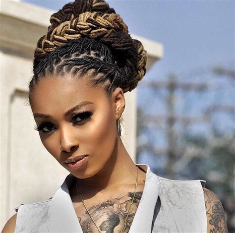 Loc Updo Locs Hairstyles Natural Hair Styles Hair Styles