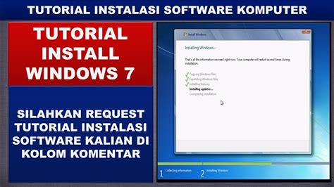 Tutorial Instal Windows 7 Youtube