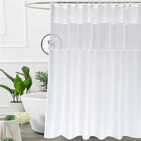 Amazonca 84 Inch Long Shower Curtain