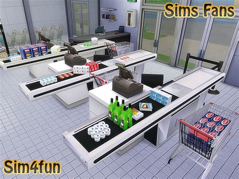 My Sims 4 Blog Supermarket Set By Sim4fun