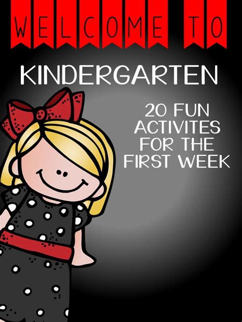 Welcome To Kindergarten 20 Fun Activities For The First Week Of School In 2020 Fun