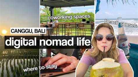 Remote Working In Canggu Bali 🌴 A Day In The Life Youtube