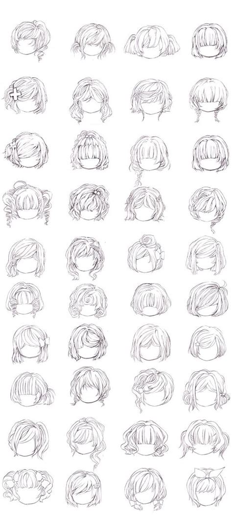Pin By J Lee On Art Ed Visual Resources Manga Hair Drawing Hair
