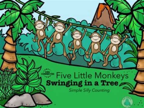 Simple Silly Counting 5 Monkey Swinging In A Tree Free Games Online