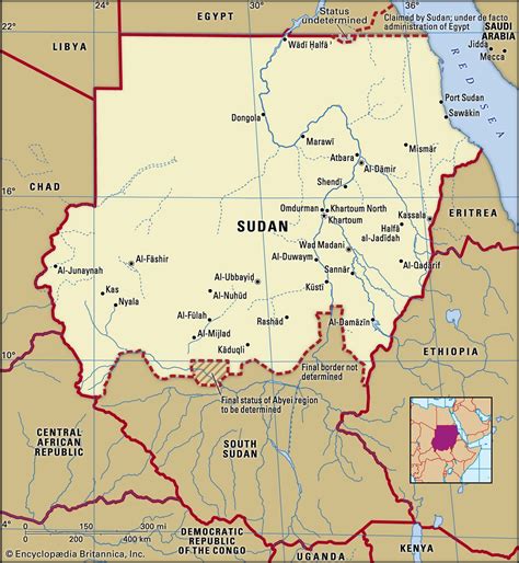 Sudan On A Map Zoning Map