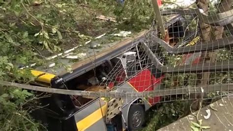 Baroness Crash Us Bands Bus In 30ft Plunge Near Bath Bbc News
