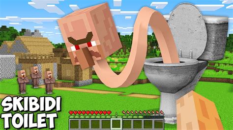 I Found This Villager Skibidi Toilet In Minecraft New Scary Cursed Villager Youtube