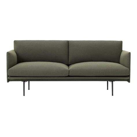 Suchen sie sich daher gleich. 2-er Sofa Outlin Grün Muuto Design Erwachsene