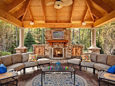 Outdoor Fireplace Plans Hgtv
