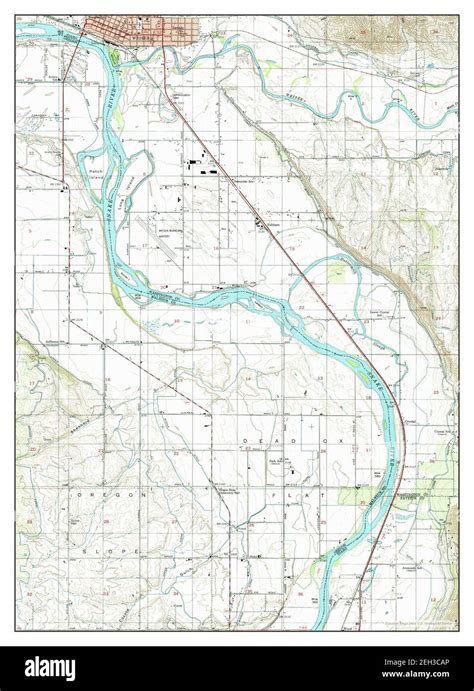 Map Of Weiser Idaho Cut Out Stock Images And Pictures Alamy
