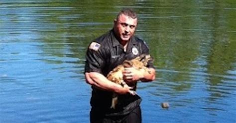 Cop Jumps Into These Waters Because Of A Drowning Truck What He Comes