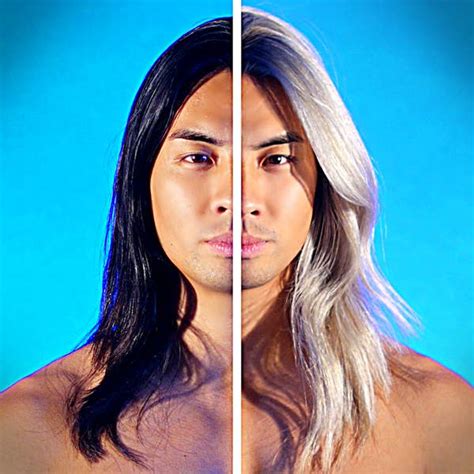 Dramatic Mens Hair Color Transformations