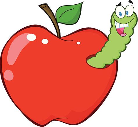 Apple Worm Clip Art Illustrations Royalty Free Vector Graphics And Clip