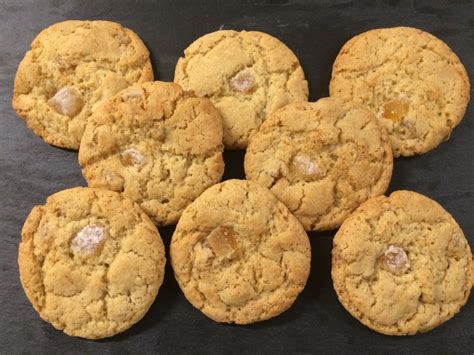 Crystallised Stem Ginger Cookies Andrew In The Kitchen