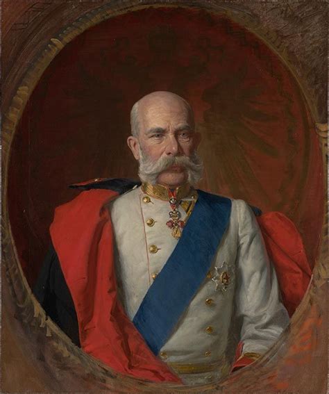 Franz Joseph I Of Austria By Kazimierz Pochwalski Wearing The Garter