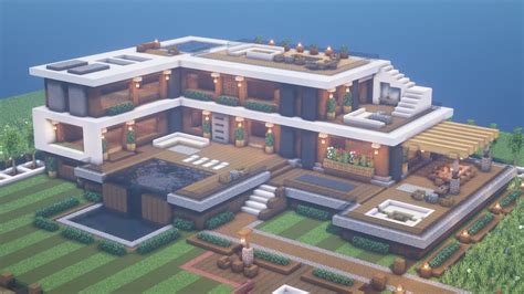 Huge Modern Mansion Minecraft
