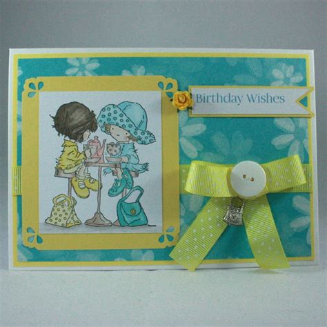 Handmade Birthday Card Ladies Who Lunch Folksy