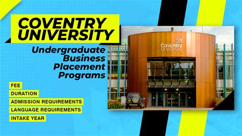 Coventry University Business Placement Programs