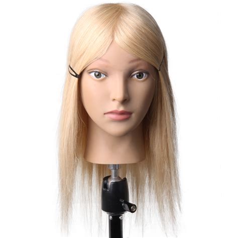 Mannequin For Hair Styling 10 100 Real Human Hair Training Head