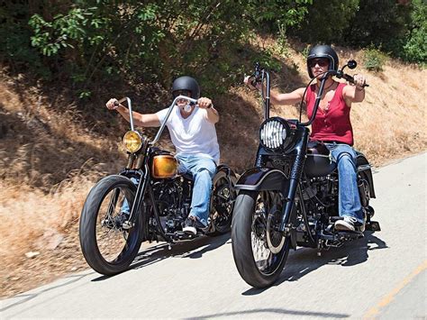 Husband And Wife Custom Harley Davidsons Knucklehead And Shovelhead