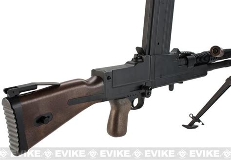 Matrix Full Metal Zb 30 Zb 26 Airsoft Aeg Machine Gun W Folding Bipod Model Imitation Wood