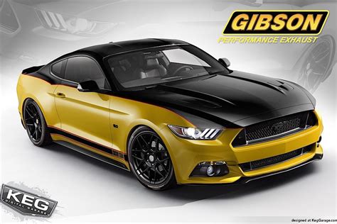 gibson performance exhaust previews their sema bound 15 mustang gt stangtv