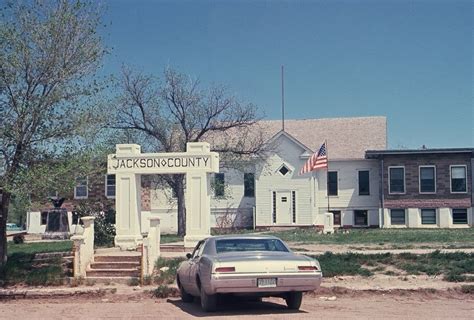 Kadoka Sd Jackson County Courthouse On Mainstreet Photo Picture