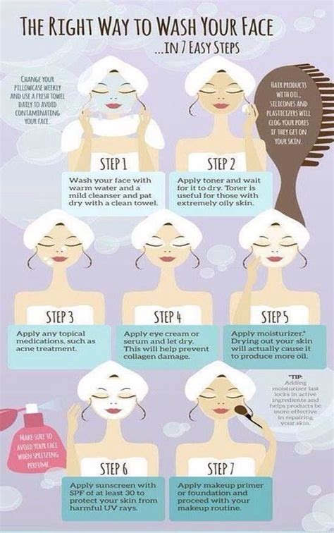 The Right Way To Wash Your Face In 7 Easy Steps Morning Skin Care