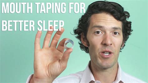 Mouth Taping At Night For Deeper Rem Sleep Youtube