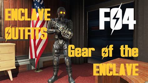New Fo4 Enclave Outfits Mod America Rising Gear Of The Enclave By