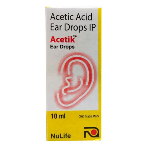 Buy Acetik Ear Drops 10ml Online At Upto 25 Off Netmeds