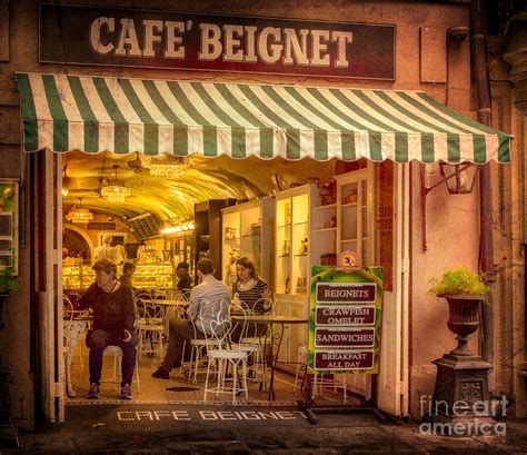 Cafe Beignet 1 Photograph By Jerry Fornarotto Pixels