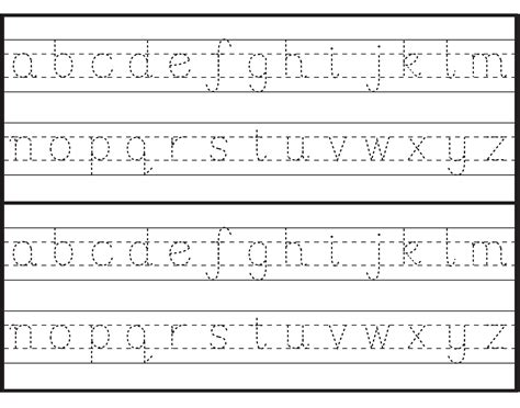 Letter Tracing Sheets Printable Activity Shelter