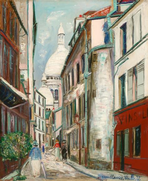 Maurice Utrillo Rue Saint Rustique A Montmartre Richard Green