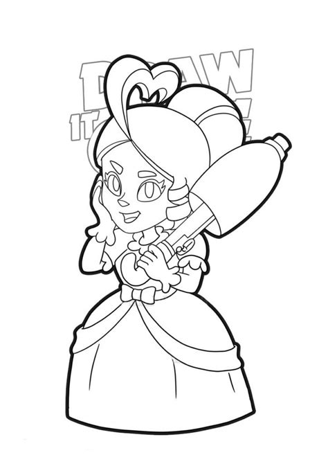 She loves to light up the world and any opponents that come at her! Coloring pages Brawl Stars. Print 120 New Images